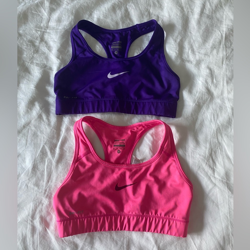 Set of Two Nike Sport Bras